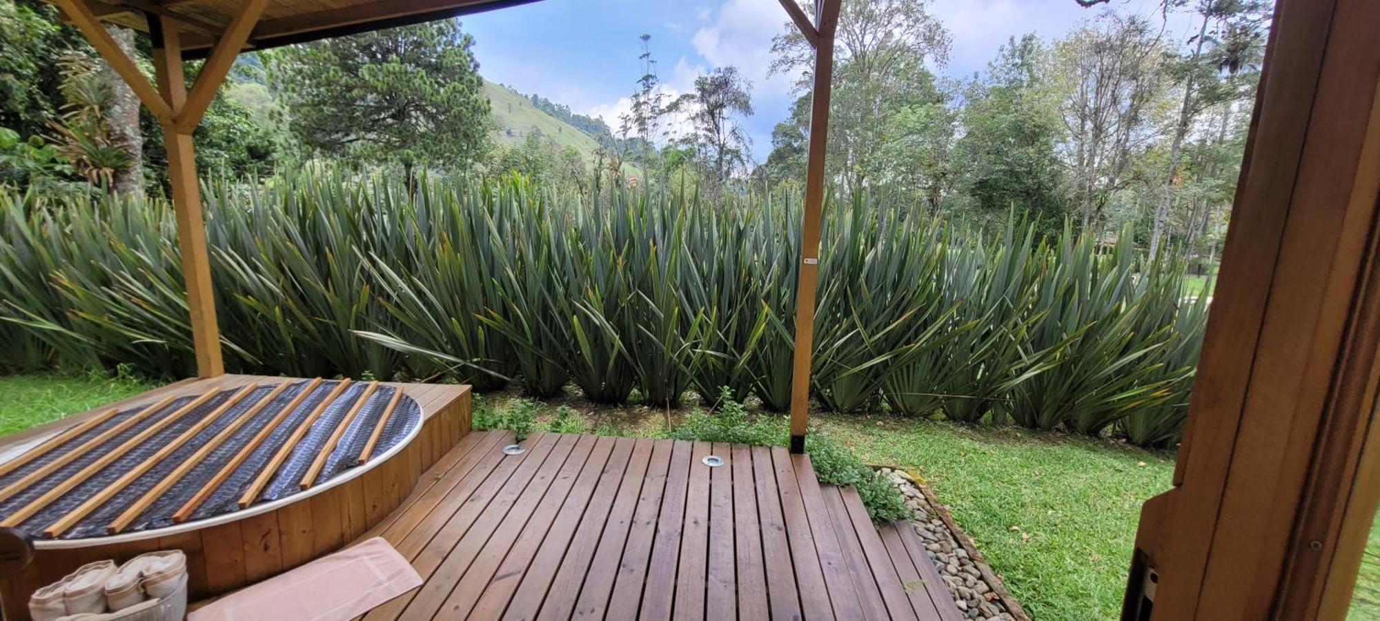 Вилла Exclusivo Cocora Con Jacuzzi Salento Quindio Экстерьер фото