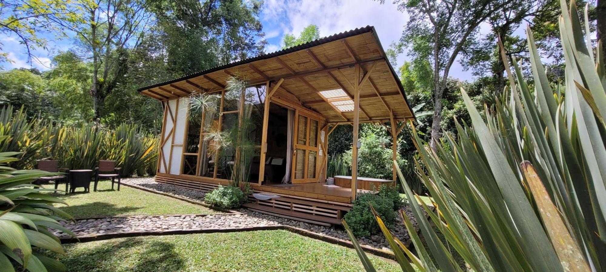 Вилла Exclusivo Cocora Con Jacuzzi Salento Quindio Экстерьер фото